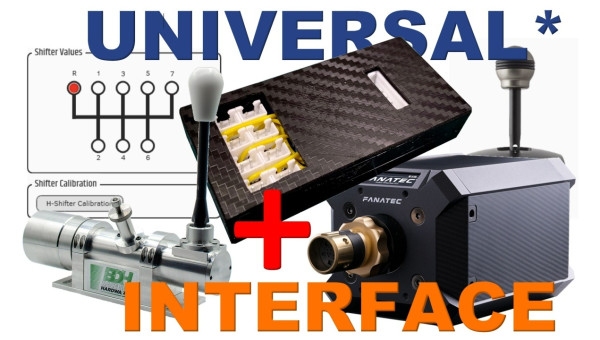 Universal* Shifter Interface for Fanatec Wheelbase