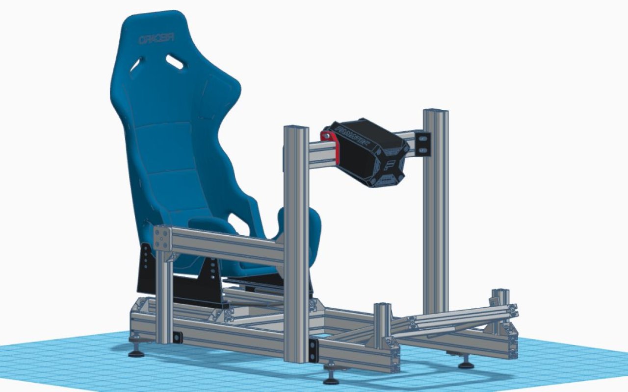 5780 Lite Sim Racing Rig - 5780RigLite01_9fc8f3b0df2c6f48b590757327325e94